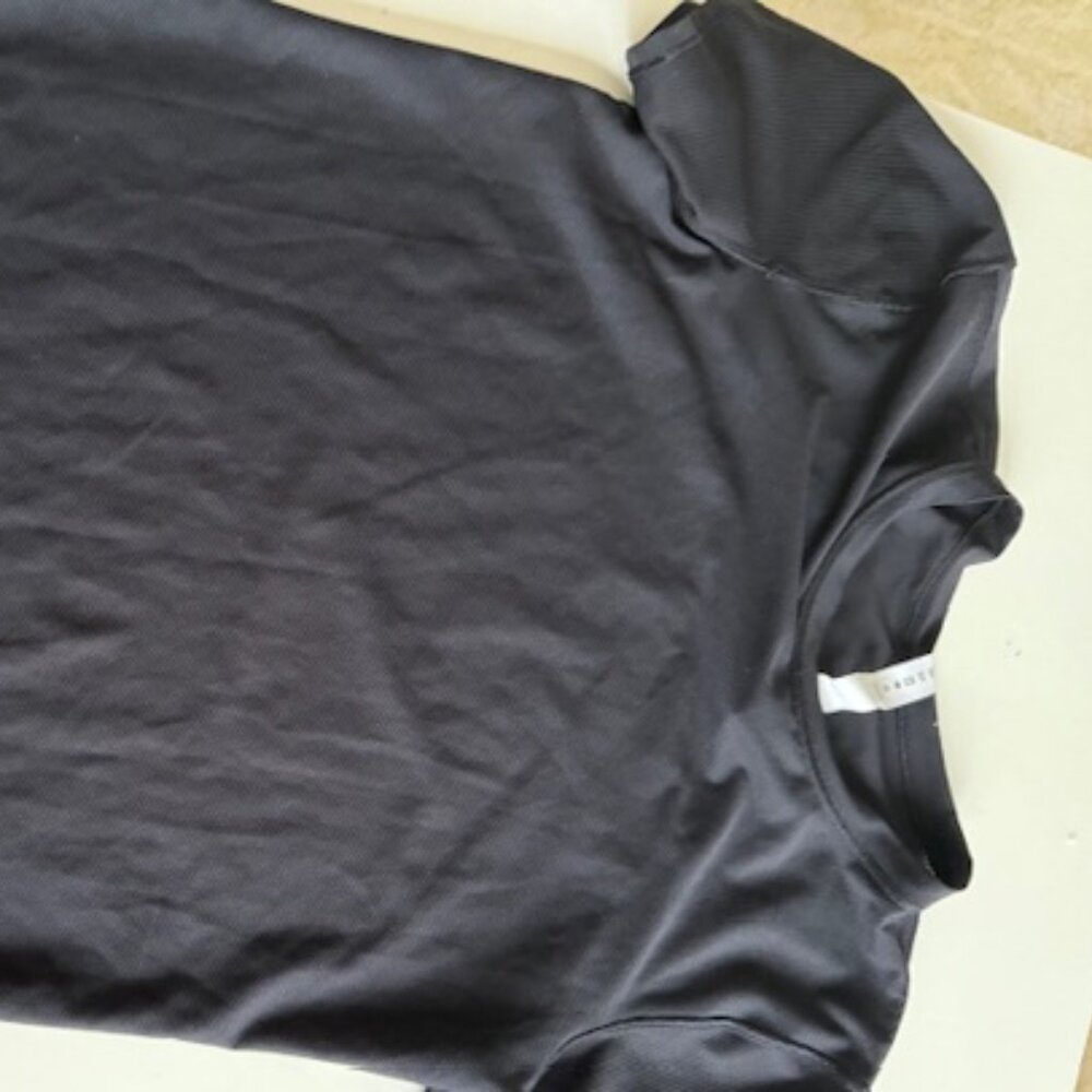 Lululemon Black Sheer Short sleeve T-shirt Size 2